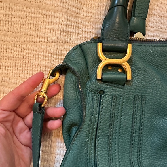 Chloe Marcie Green Handbag - Picture 4 of 9